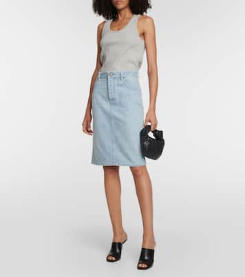 Jupe crayon en jean | Bottega Veneta