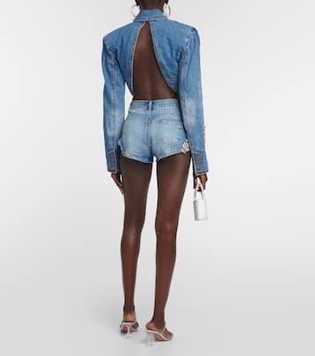 Short en jean à ornements | Area