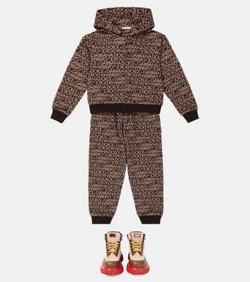 Logo cotton jersey sweatpants | Dolce&Gabbana Kids