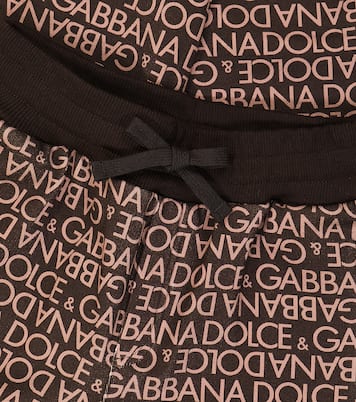 Logo cotton jersey sweatpants | Dolce&Gabbana Kids