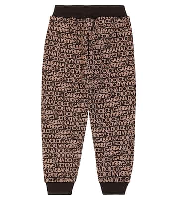 Logo cotton jersey sweatpants | Dolce&Gabbana Kids