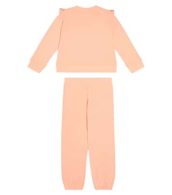Embroidered sweatshirt and sweatpants set | Stella McCartney Kids