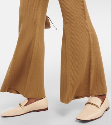 Pantalon évasé en laine mélangée | Joseph