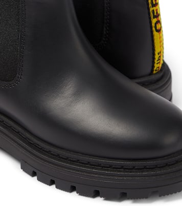 Bottines Chelsea en cuir à logo | Off-White Kids