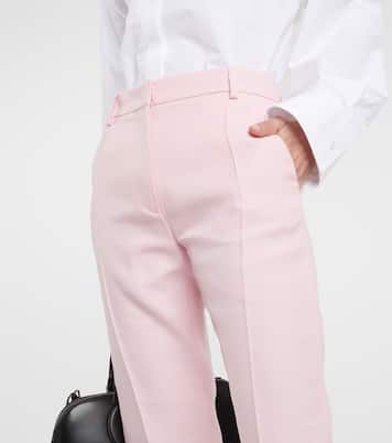 High-Rise-Schlaghose aus Crepe Couture | Valentino