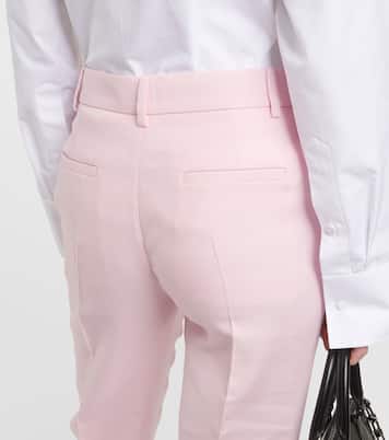High-Rise-Schlaghose aus Crepe Couture | Valentino