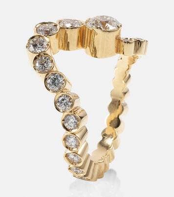 Bague Grand Ensemble Ocean en or 18 ct et diamants | Sophie Bille Brahe
