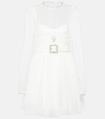 Bridal Mirabella embellished minidress | Rebecca Vallance