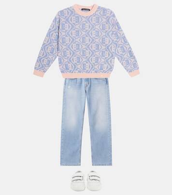 Distressed straight jeans | Acne Studios Kids