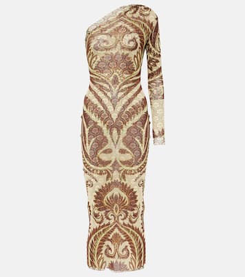 Abito midi asimmetrico con stampa | Etro