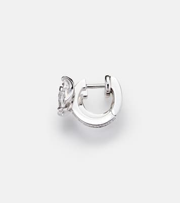 Orecchino singolo Serti Sur Vide in oro bianco 18kt con diamanti | Repossi