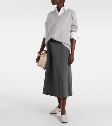 Mules Monili en cuir | Brunello Cucinelli