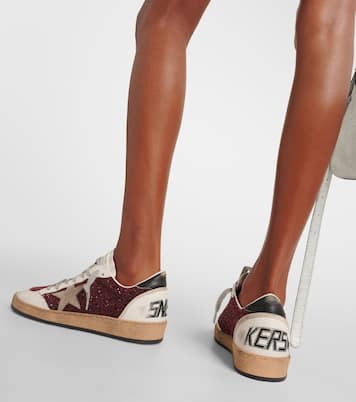 Baskets Ball-Star à paillettes | Golden Goose