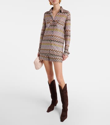 High-Rise Shorts aus Häkelstrick | Missoni