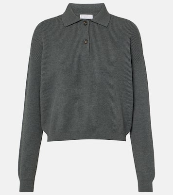 Cotton polo sweater | Brunello Cucinelli