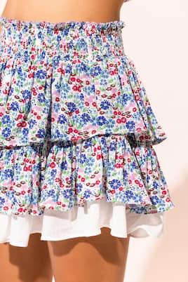 Bedruckter Minirock Ariane | Poupette St Barth Kids