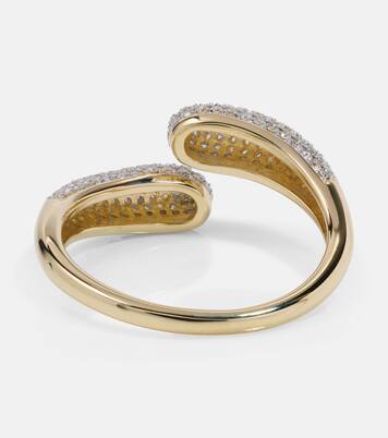 Bague Hug en or 14 ct et diamants | Stone and Strand