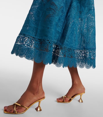 Cutout lace guipure midi dress | Farm Rio