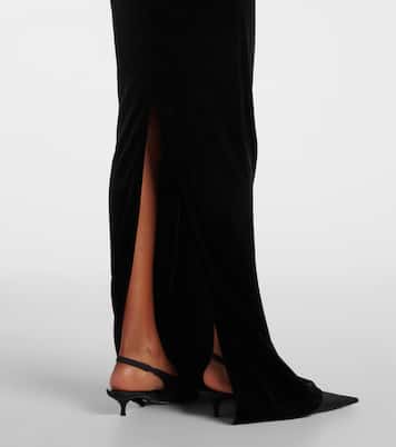 Abito bustier in velluto | Balenciaga