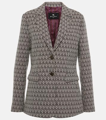 Blazer imprimé en coton mélangé | Etro
