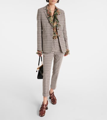 Blazer imprimé en coton mélangé | Etro