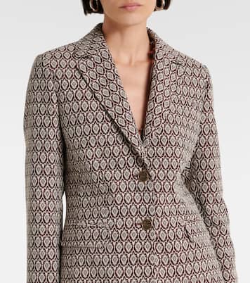 Blazer imprimé en coton mélangé | Etro