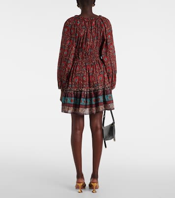 Val floral puff-sleeve minidress | Ulla Johnson