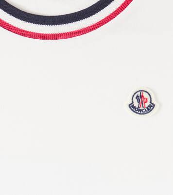 T-shirt Tricolor in jersey di cotone | Moncler Enfant