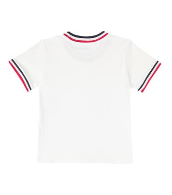 T-shirt Tricolor in jersey di cotone | Moncler Enfant