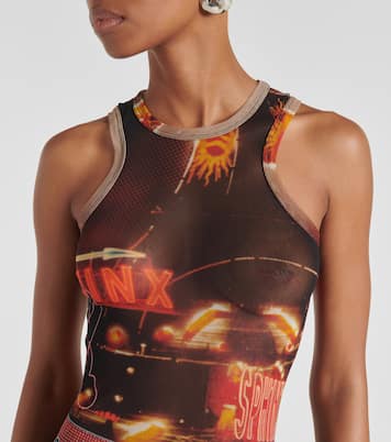 Printed jersey bodysuit | Jean Paul Gaultier