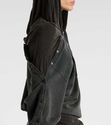Oversize-Hoodie Snap aus Baumwoll-Jersey | Y/Project