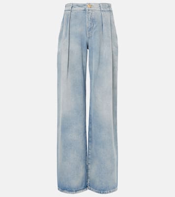 High-rise wide-leg jeans | Balmain