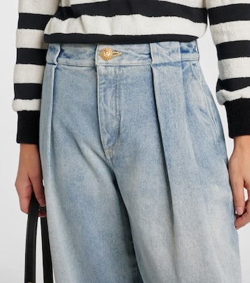 High-rise wide-leg jeans | Balmain