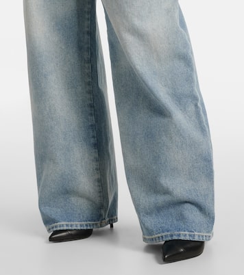 High-rise wide-leg jeans | Balmain