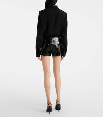 Kate faux leather shorts | The Frankie Shop