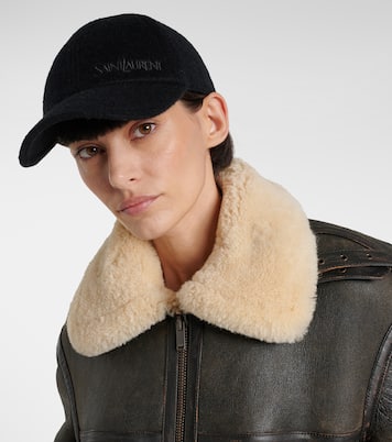 Cappello da baseball in cashmere | Saint Laurent