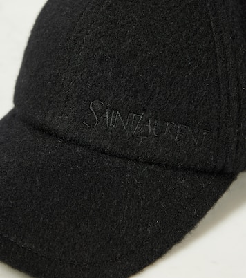 Cappello da baseball in cashmere | Saint Laurent