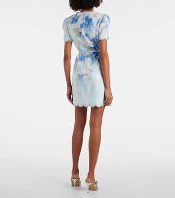 Robe Crush en lin à fleurs | Zimmermann