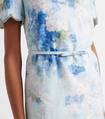 Robe Crush en lin à fleurs | Zimmermann