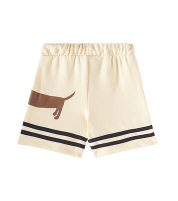 Bermuda Dog in cotone con stampa | Mini Rodini