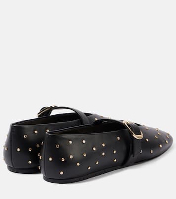 Verzierte Ballerinas Stella aus Leder | Le Monde Béryl