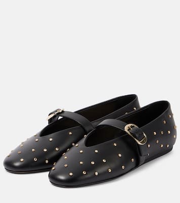 Verzierte Ballerinas Stella aus Leder | Le Monde Béryl