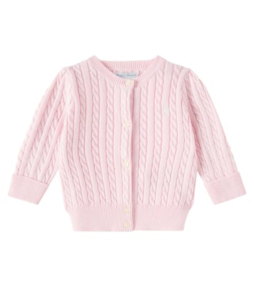 Baby - Cardigan in cotone a trecce | Polo Ralph Lauren Kids