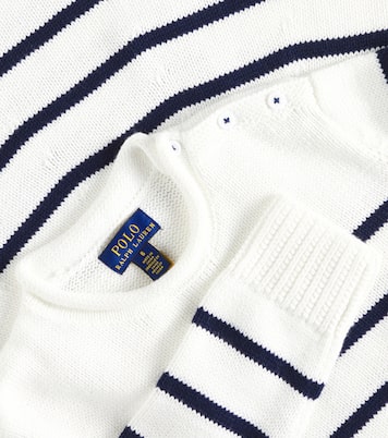 스트라이프 코튼 스웨터 & 스커트 세트 | Polo Ralph Lauren Kids