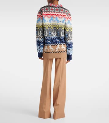 Pullover in lana con intarsio | Stella McCartney