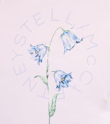 T-shirt in jersey di cotone con stampa | Stella McCartney Kids