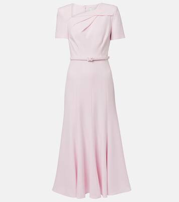 Abito midi in cady con cintura | Roland Mouret