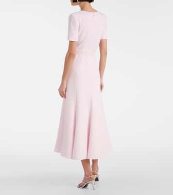 Abito midi in cady con cintura | Roland Mouret