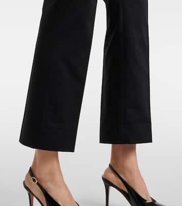 Pantaloni flared Okra in cotone | Max Mara