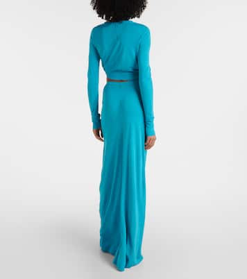 Embellished crop top | Christopher Esber
